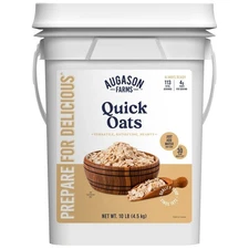 Quick Rolled Oats Emergency Food Storage 10 Pound Pail