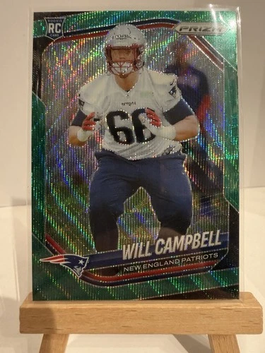 2025 Panini Prizm Football Green Wave Will Campbell #312