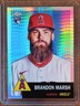 Brandon Marsh 2022 Topps Chrome Platinum Anniversary Prism Refractor Rookie Card