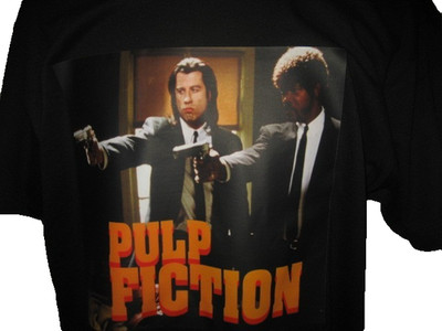 Pulp Fiction 90s Classic Movie cool gift Vintage Style Retro T Shirt