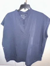 Figs Scrub Top Women’s XL Dark Gray Bluish Technical Collection