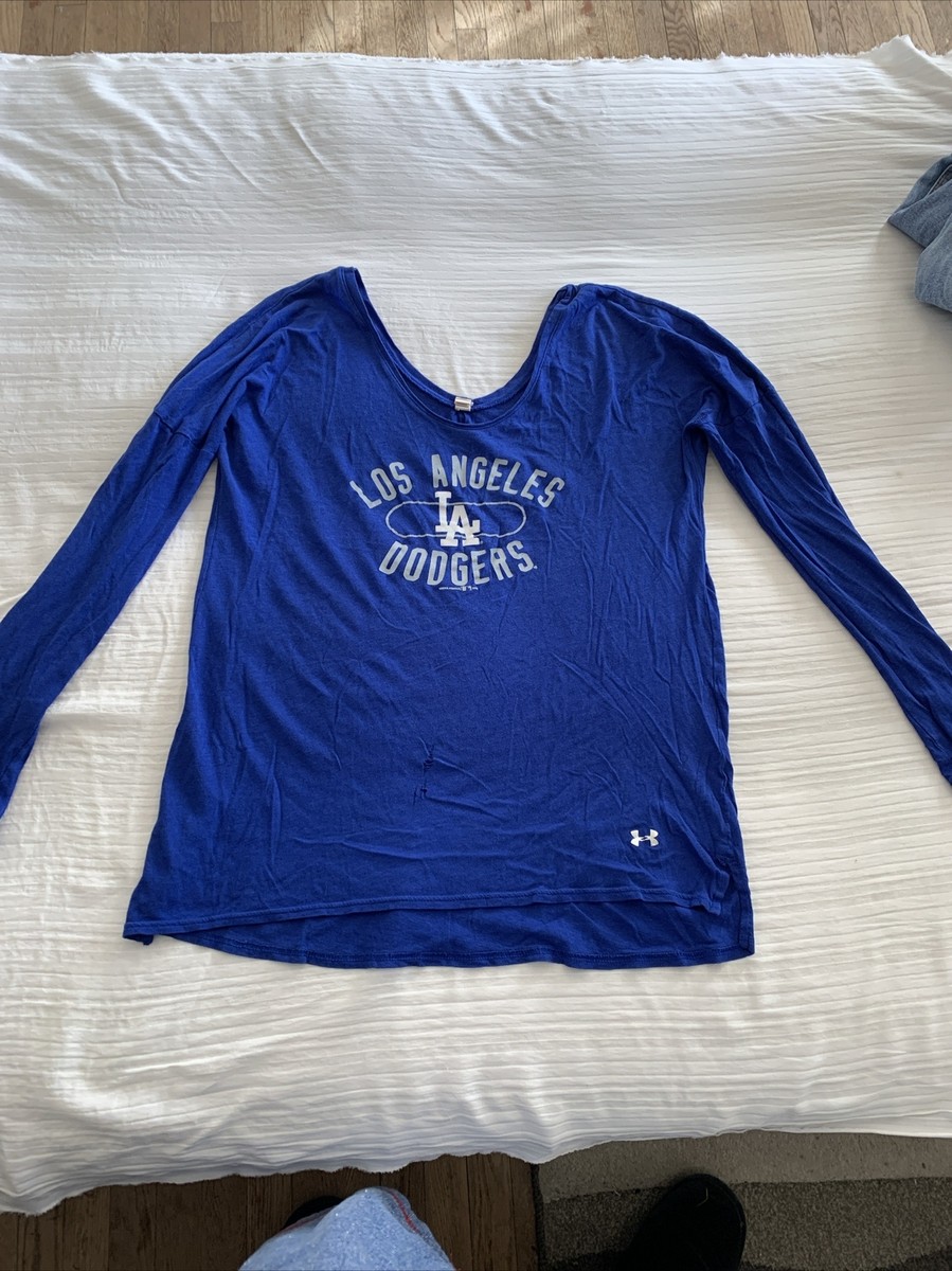 UNDER ARMOUR blue MEDIUM Los Angeles DODGERS T-shirt