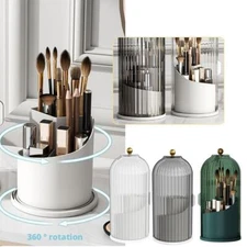 New Cosmetic Brush Storage Tube Rotating Dust-Proof Eyebrow Pencil Storage  U6H1