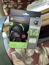 Thermaltake CL-F039-PL14GR-A Riing 14 High Static Pressure GreenLED Radiator Fan