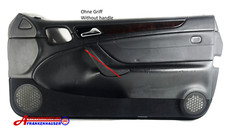Mercedes CLK 208 T&uuml;rverkleidung T&uuml;rpappe vorn rechts Leder anthrazit A2087208670
