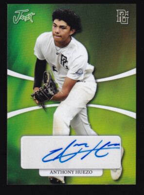 2022 Leaf Perfect Game Just ANTHONY HUEZO    Auto /2 Borealis