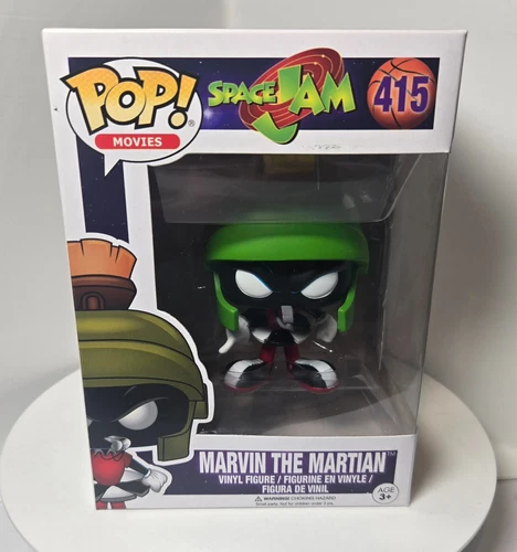 Funko Pop 'Movies' MARVIN THE MARTIAN Figure #415 'Space Jam' Looney Tunes