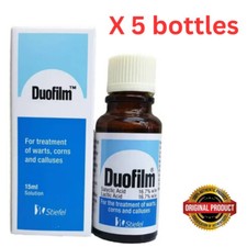 Duofilm Solution Removes Warts, Corns  Calluses With Salicylic Acid 15mLx5