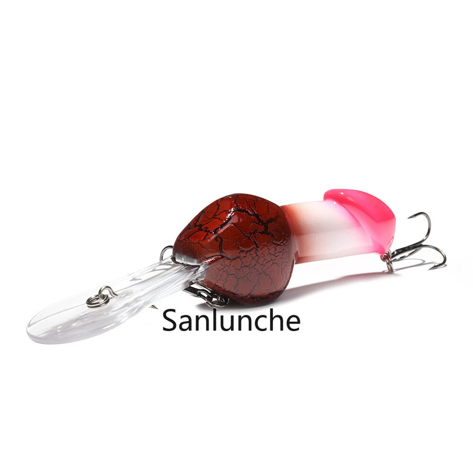 1-3 Piezas Señuelo de Pene Pesca Crankbait Dick Señuelo Aparejo Pesca de Lubina 14cm/27G Foto 4 de 4