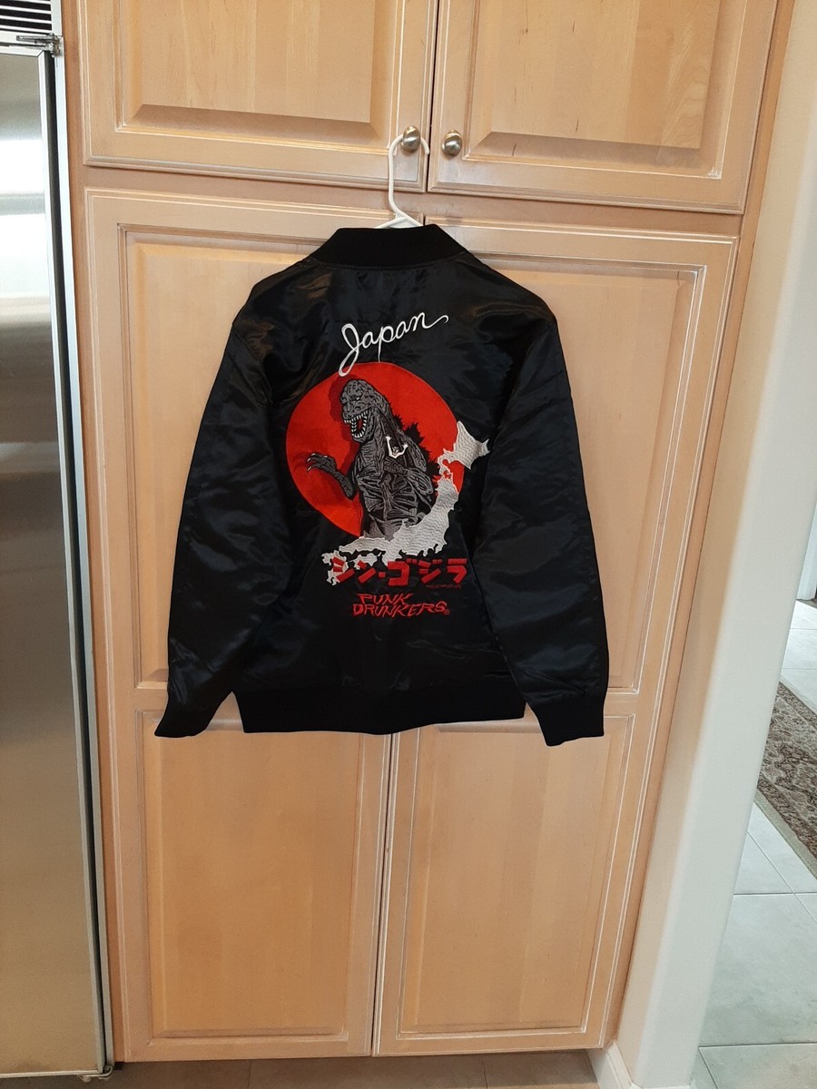 Punk Drunkers Godzilla Jacket New Mens Xl Souvenir Japan | eBay