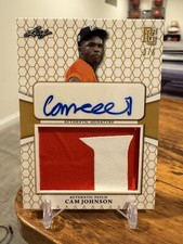Cam Johnson 2022 Leaf Perfect Game 1st Prospect RC Patch Auto #/6 🔥📈