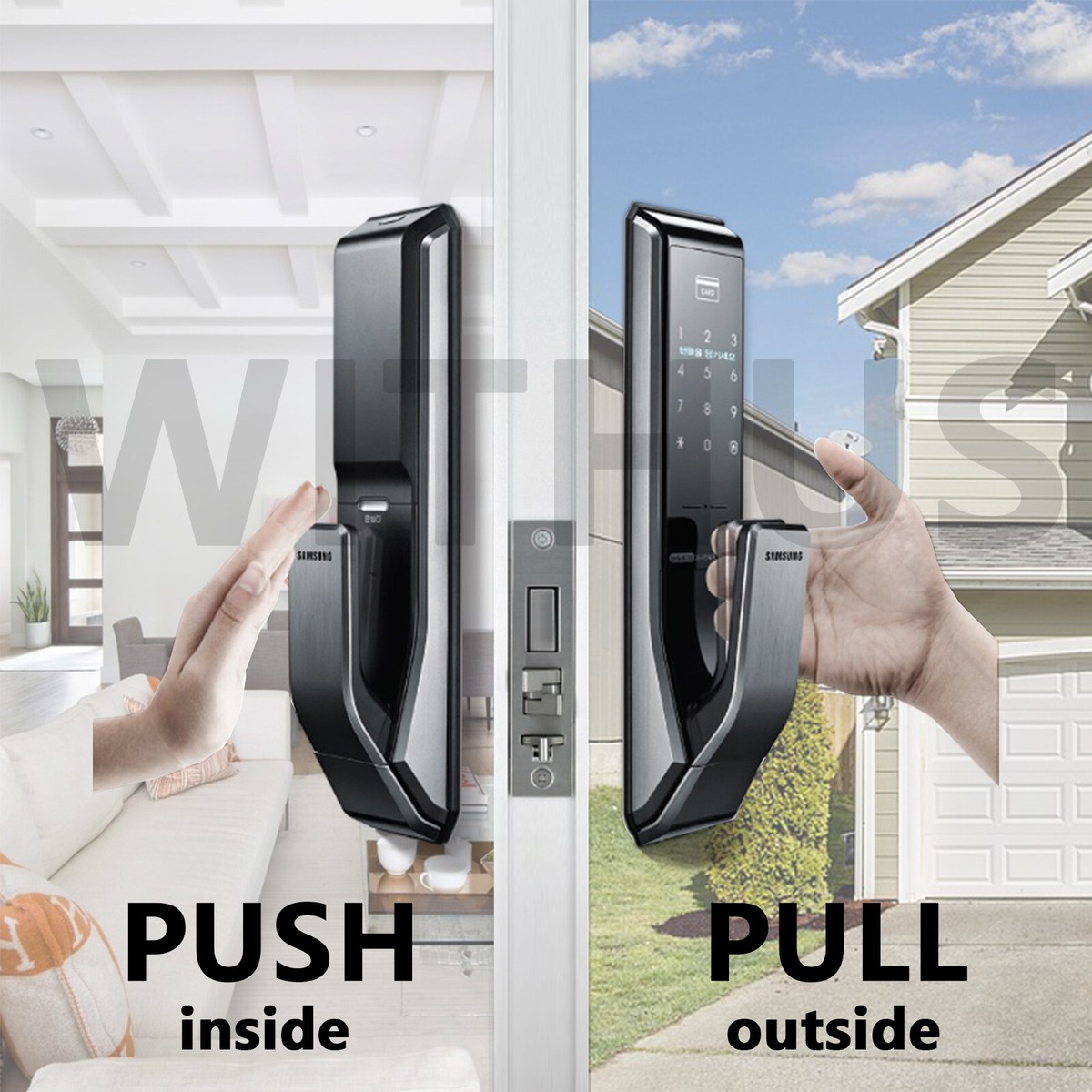 Zigbang SHP-DP830 Digital Smart Door Lock Touch Pad Home Security