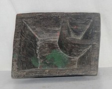 Antico IN Legno Utensile da Cucina Sale Spezie Ciotola Originale A Mano IN