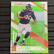 2017 Panini Unparalleled AKIEM HICKS RC Rookie Green Escher Squares #144 BEARS