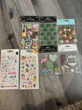Summer Succulent, Tropical  Pastel Stickers