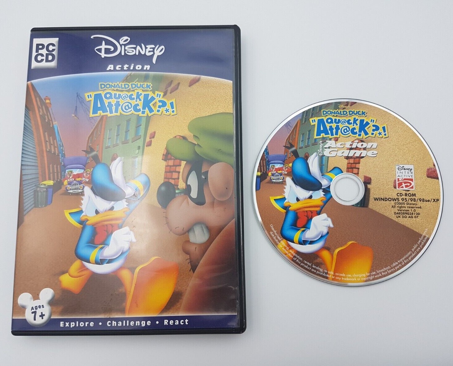 Donald Duck Quack Attack - Disney Classics Game - PC - RARE, Qu@ck Att@ck