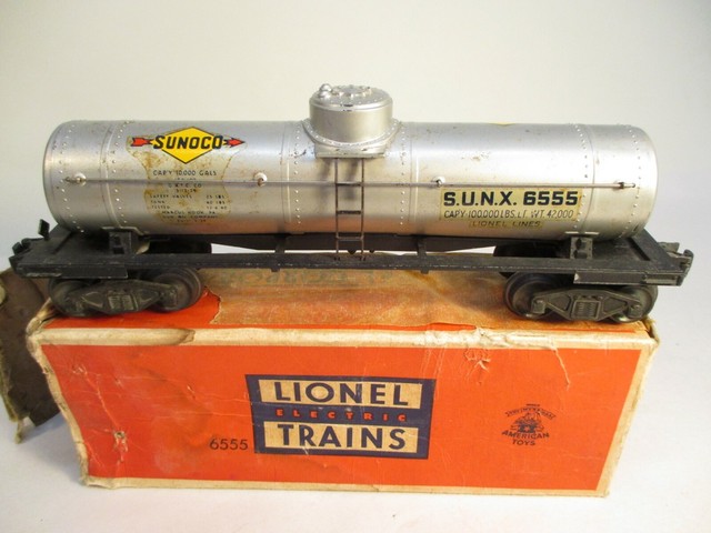 lionel sunoco tank car 6465
