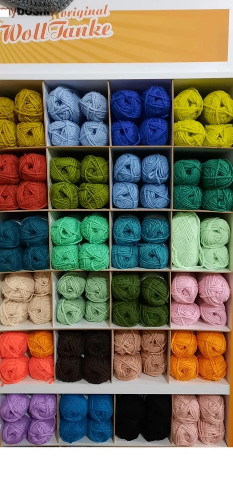 Häkelgarn Strickgarn 10x50gr (500gr) mit Nadel -zum Stricken und Häkeln - Aktion - Bild 2 von 2