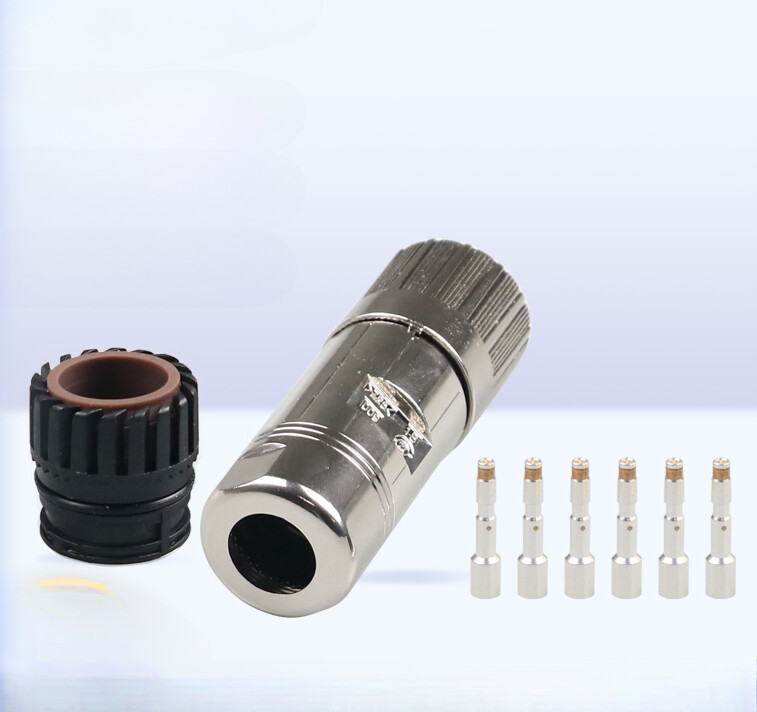 For Siemens 6FX2003-0LU40 M23 6-core Plug Power Connector Quick Lock Buckle Type