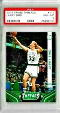 2014 Panini Threads Larry Bird PSA 8