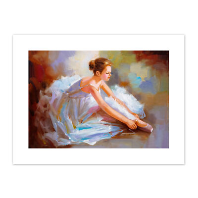 Ballett Tanzschuhe Gemälde Druck Leinwand Premium Wanddeko Poster