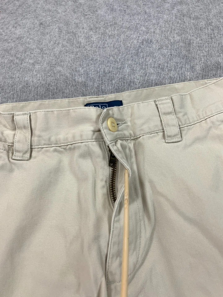 Pantalones chinos lisos clásicos Polo Ralph Lauren (talla 16 para niños) tostados Foto 3 de 4