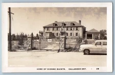 1953 Home Of Dionne Quints Forder Callander Ontario Canada RPPC Photo Postcard