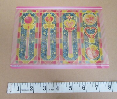Sailor Moon Clear Visual Bookmark Bandai 2015 Made in Japan