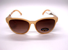 FOSSIL SUNGLASSES TRANSPARENT BEIGE TAN/GOLD FW29 55-16-140