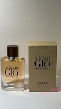 Giorgio Armani Acqua di Gi  Absolu 2.5 oz Eau de Parfum Spray for Men authentic 