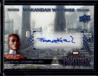 2018 Marvel Black Panther Wakandan Writings Florence Kasumb Ayo Auto Autograph