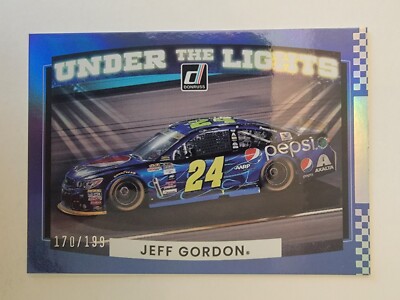 2022 Panini Donruss Racing Under the Lights Navy Blue Jeff Gordon #UL2 /199