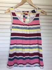 anthropologie striped top Made In USA