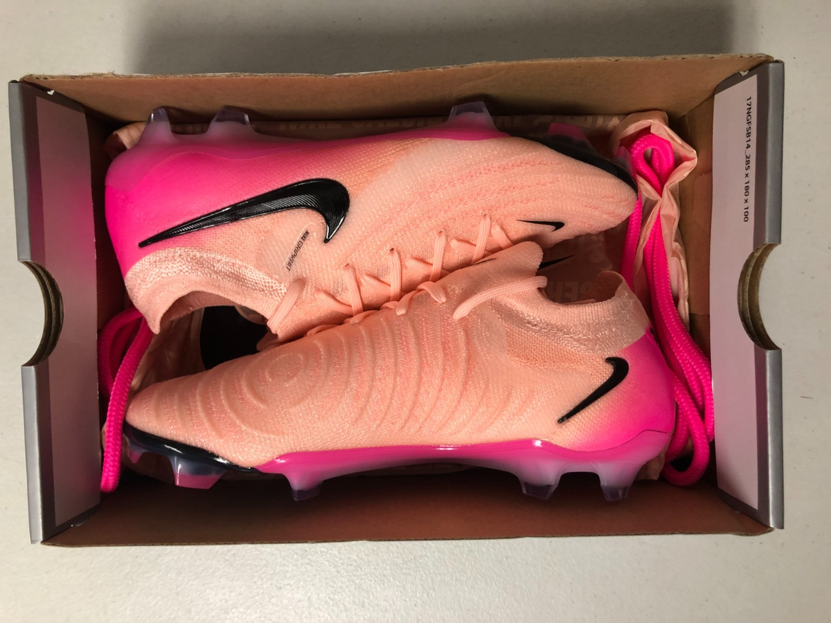 Nike Phantom Gx II 2 Elite Fg Crimson Tint-Black-Pink Blast Size 11.5 FJ2559-800 Nike Phantom GX II Elite FG Crimson Tint Black Pink FJ2559  main image 2