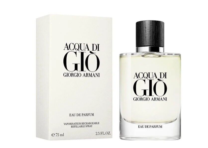 正規品✨Acqua di Gio 75ml Eau de Parfum Giorgio Armani Acqua Di Gio E.D.P 75 ml / 2.5 Floz EDP Perfume Men