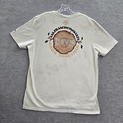 San Francisco Giants Men Shirt XL White Grow Together Graphic Crew Neck Tee READ