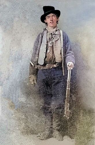 Billy the Kid PHOTO  on CANVAS 8x12  William Bonneywas Henry McCarty, STUNNING!
