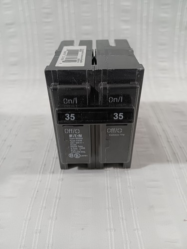 Disjoncteur Eaton BR235 35A 2 Pôles 240V – Neuf Sous Blister, Prêt à Poser