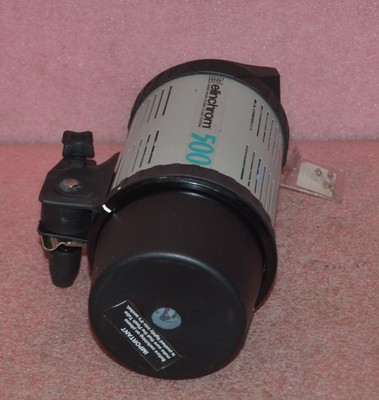 Elinchrom 500 Studio Flash Model CH-1020 Swiss Made Tested & Working