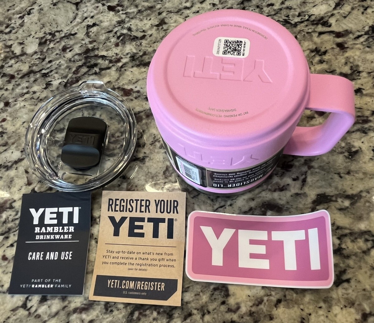 NEW YETI **POWER PINK** Rambler 10oz Mug! | eBay