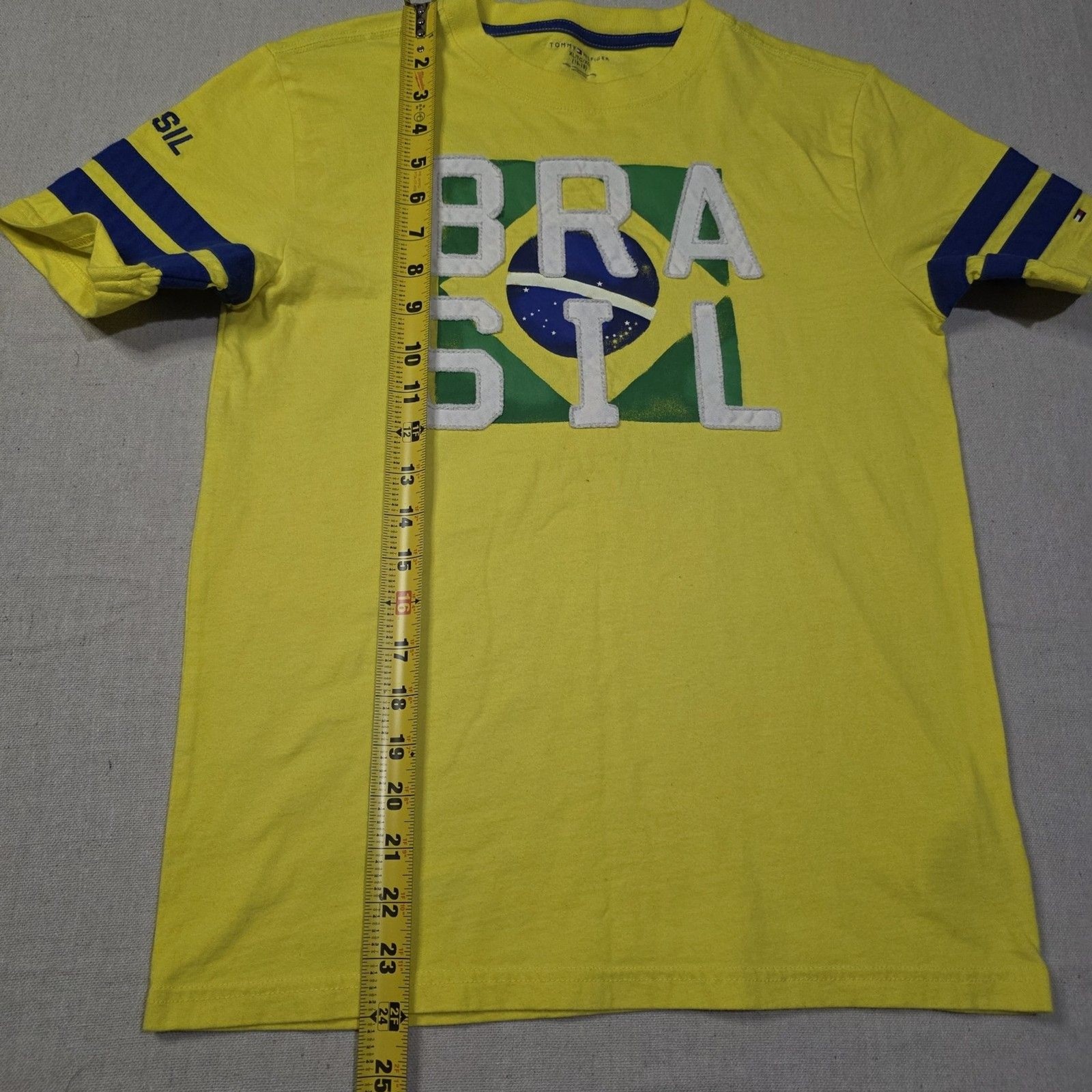 Tommy Hilfiger Brasil National Team Short Sleeve Tee Shirt Youth Size XLARGE thumbnail 8