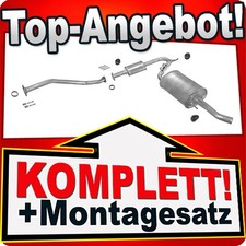 Auspuff für PEUGEOT BOXER 2.8 HDI ohne KAT 2002-2006 +Rohr Auspuffanlage