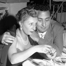 Foto Vintage da Collezione Attore Alberto Sordi con la Moglie Andreina Pagnani