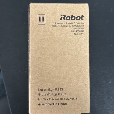 iRobot Roomba Essential Battery ABL-G 2500 Mah Lithium Ion 4S1P New In Box