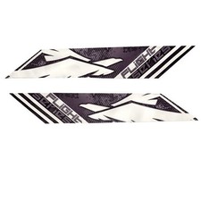 Sea Ray Boat Graphic Decals | Purple Flight Series Stickers (Set of 2)