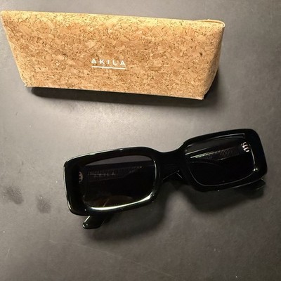 AKILA Verve Uni-Sex Black Sunglasses | eBay
