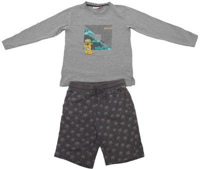 Kids Stuff Mix Lego Wear & Yigga Long Sleeve Sweatshirt & Shorts Set of 2 Sz 134