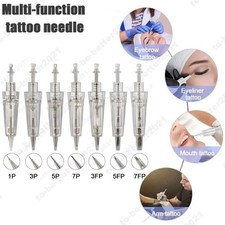 30pcs/Pack Bayonet Tattoo Needles Permanent Makeup Eyebrow Machine Cartridges