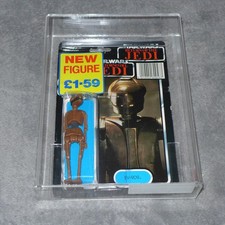 STAR WARS EV-9D9 Last 17 Carded & Graded Tri Logo Card 1983