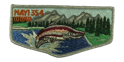Mayi Lodge 354 Golden Empire Council CA S8 Pre-FDL Flap SMY Bdr (PK729)